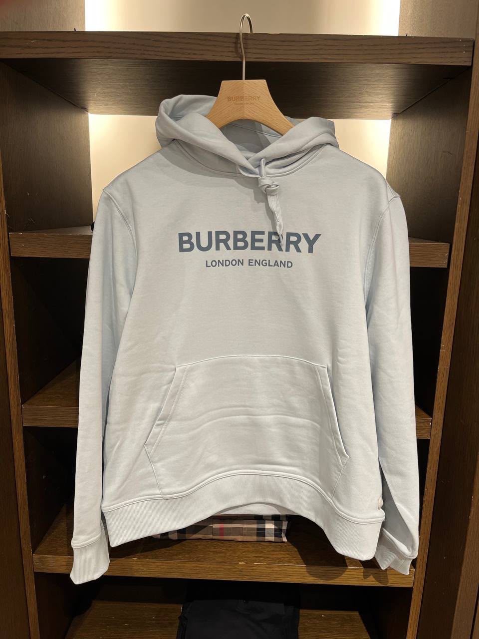 Logo Print Cotton Hoodie