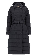 Padded trench coat