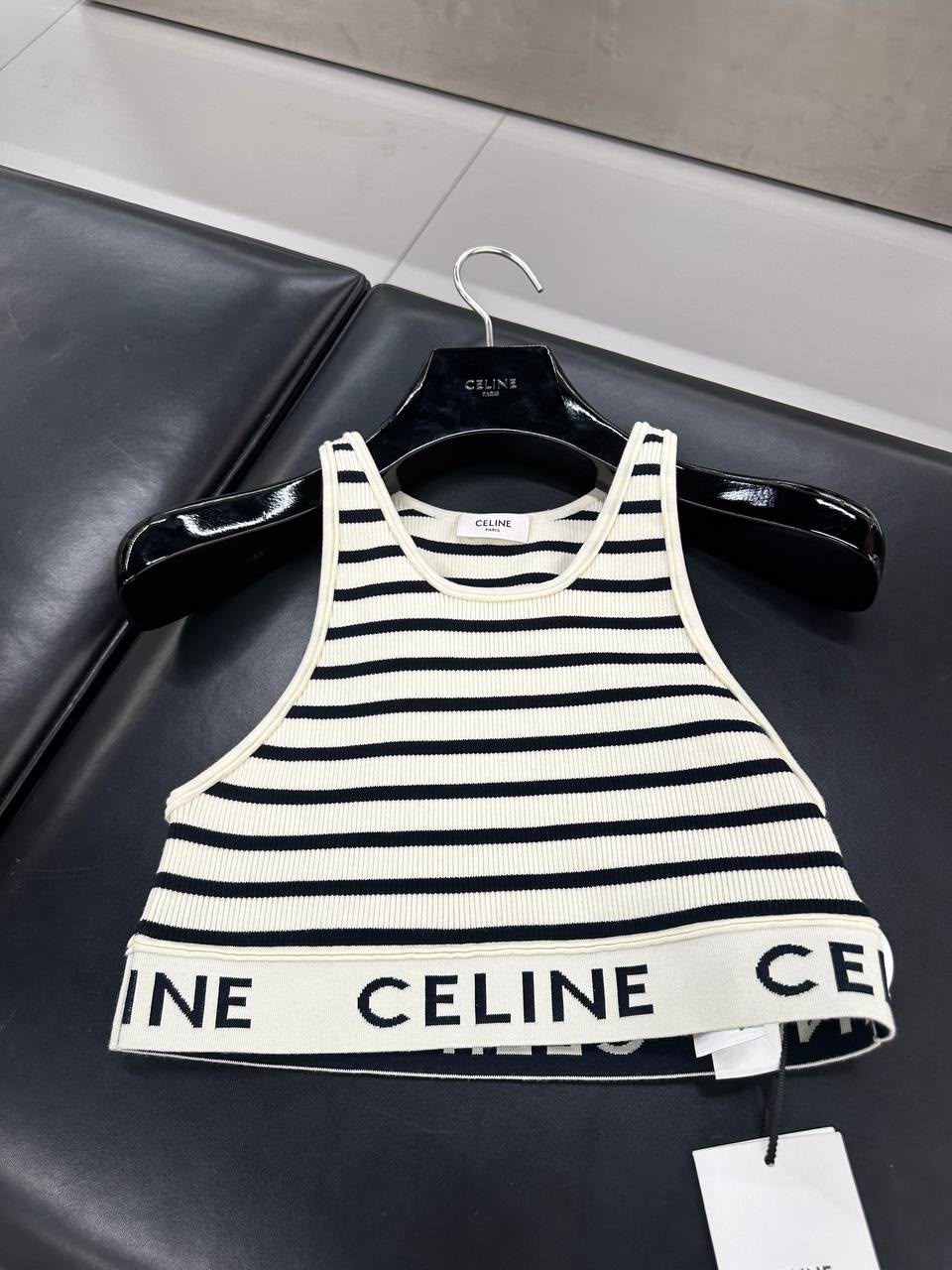Sports Bra in Ribbed Knit