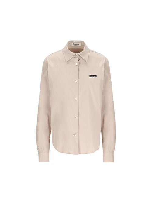 Camicia in Popeline stretch