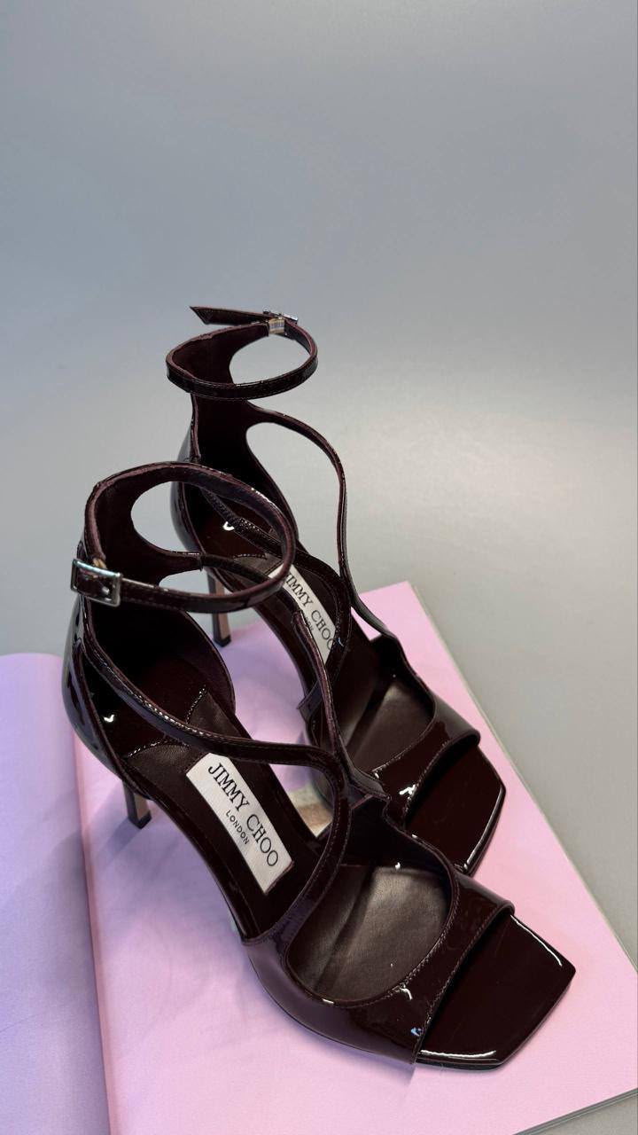 Aurelie 85 Patent Leather Sandals