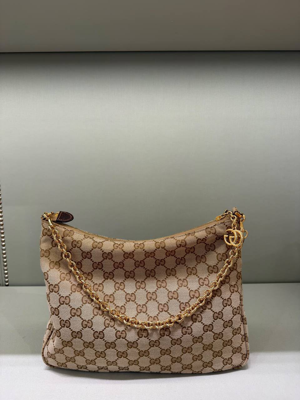 GG Canvas Chain Shoulder Bag
