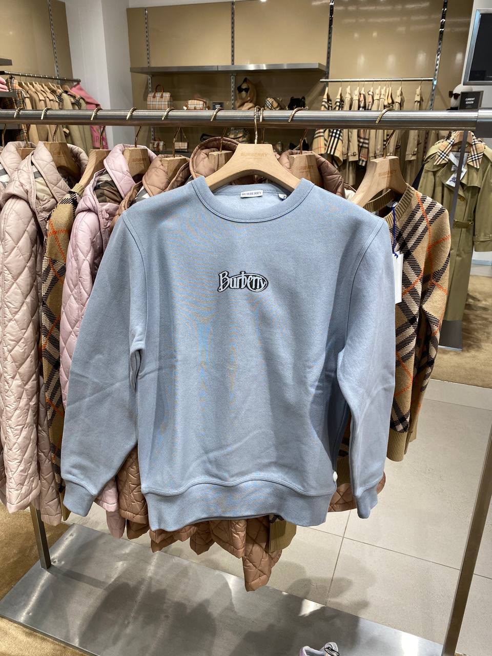 Logo Appliqué Cotton Sweatshirt