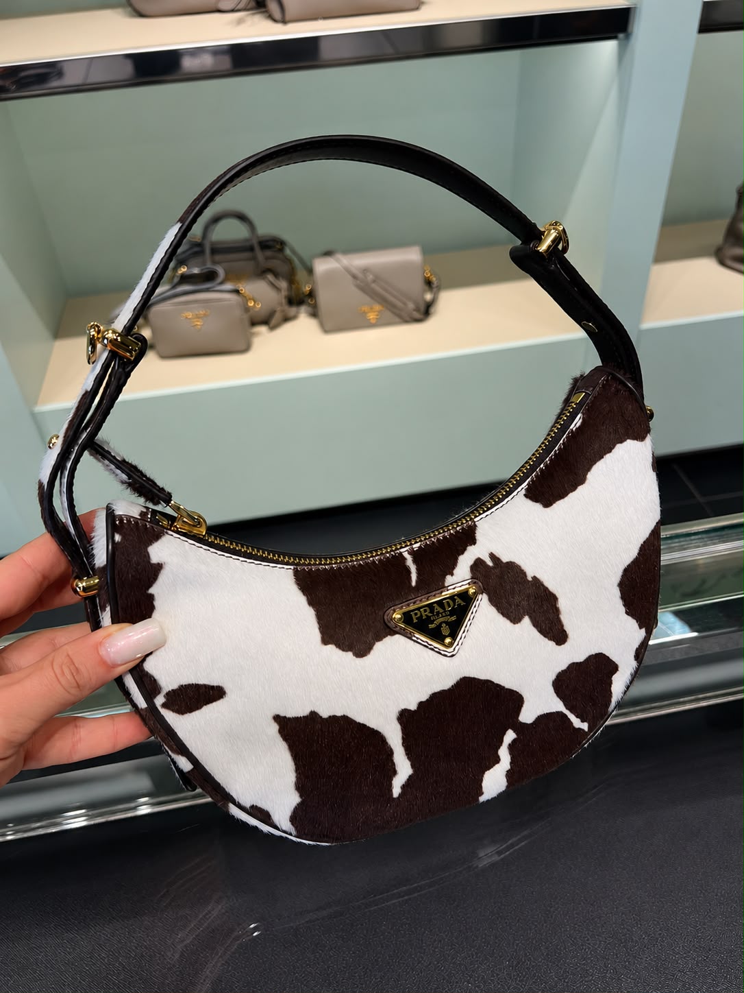 Moon Padded Nappa Leather Bag