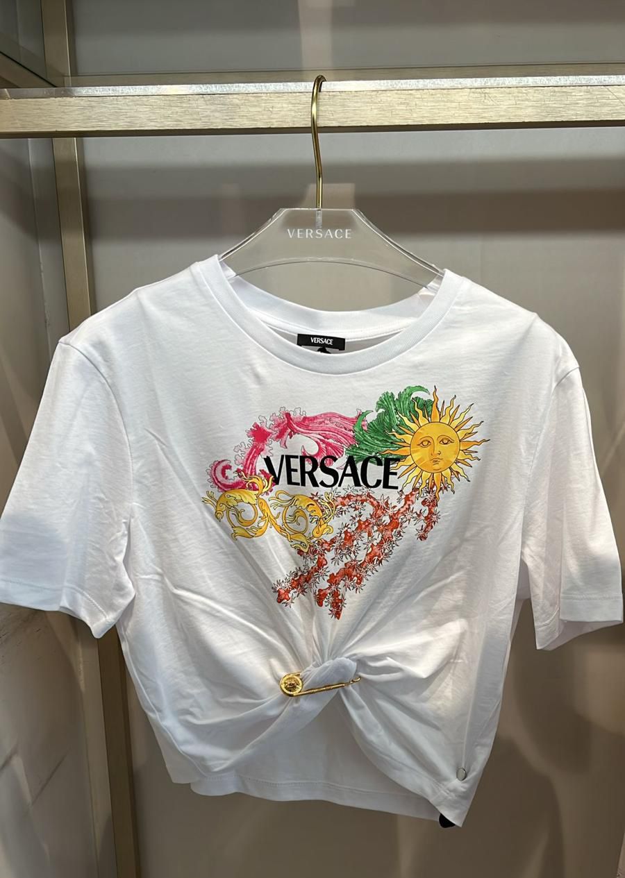 Sun Print Knot T-Shirt