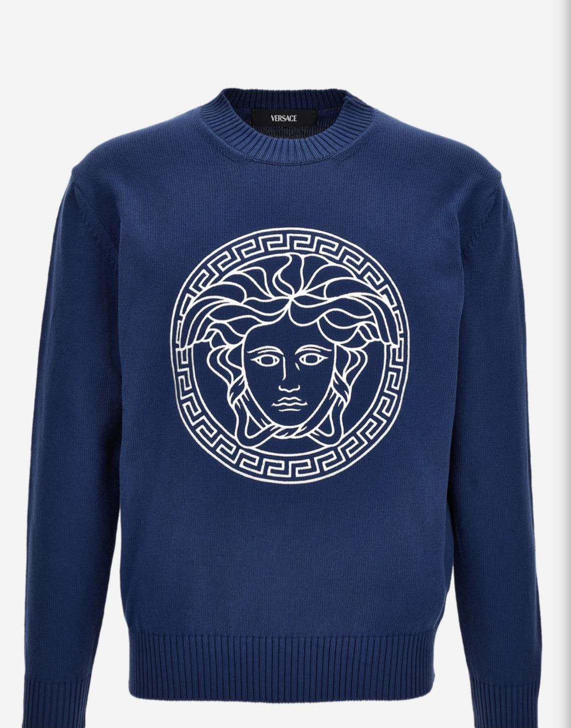 Medusa Head Intarsia Sweater