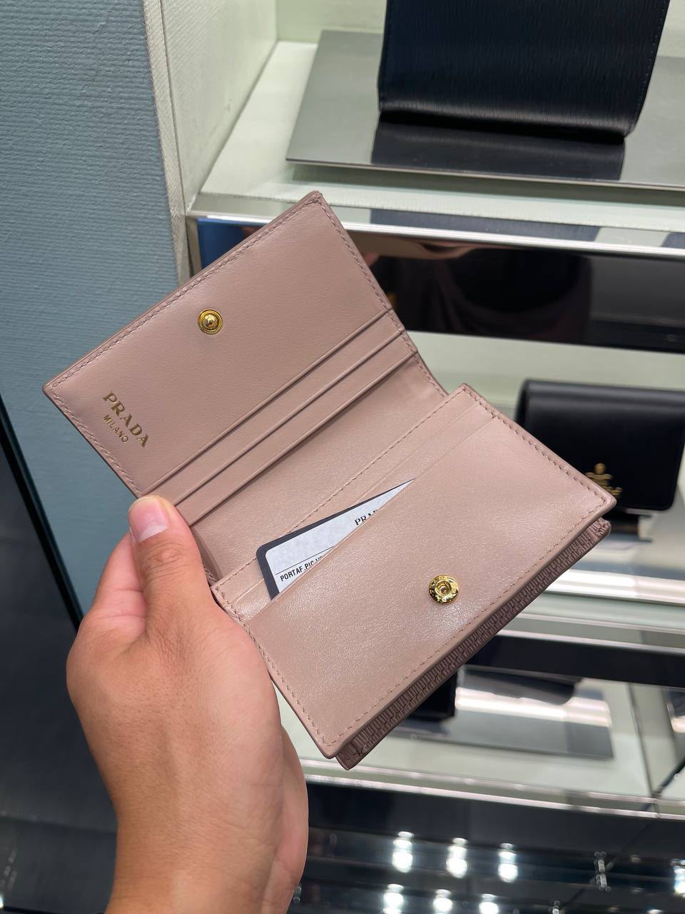 Saffiano Leather Small Wallet