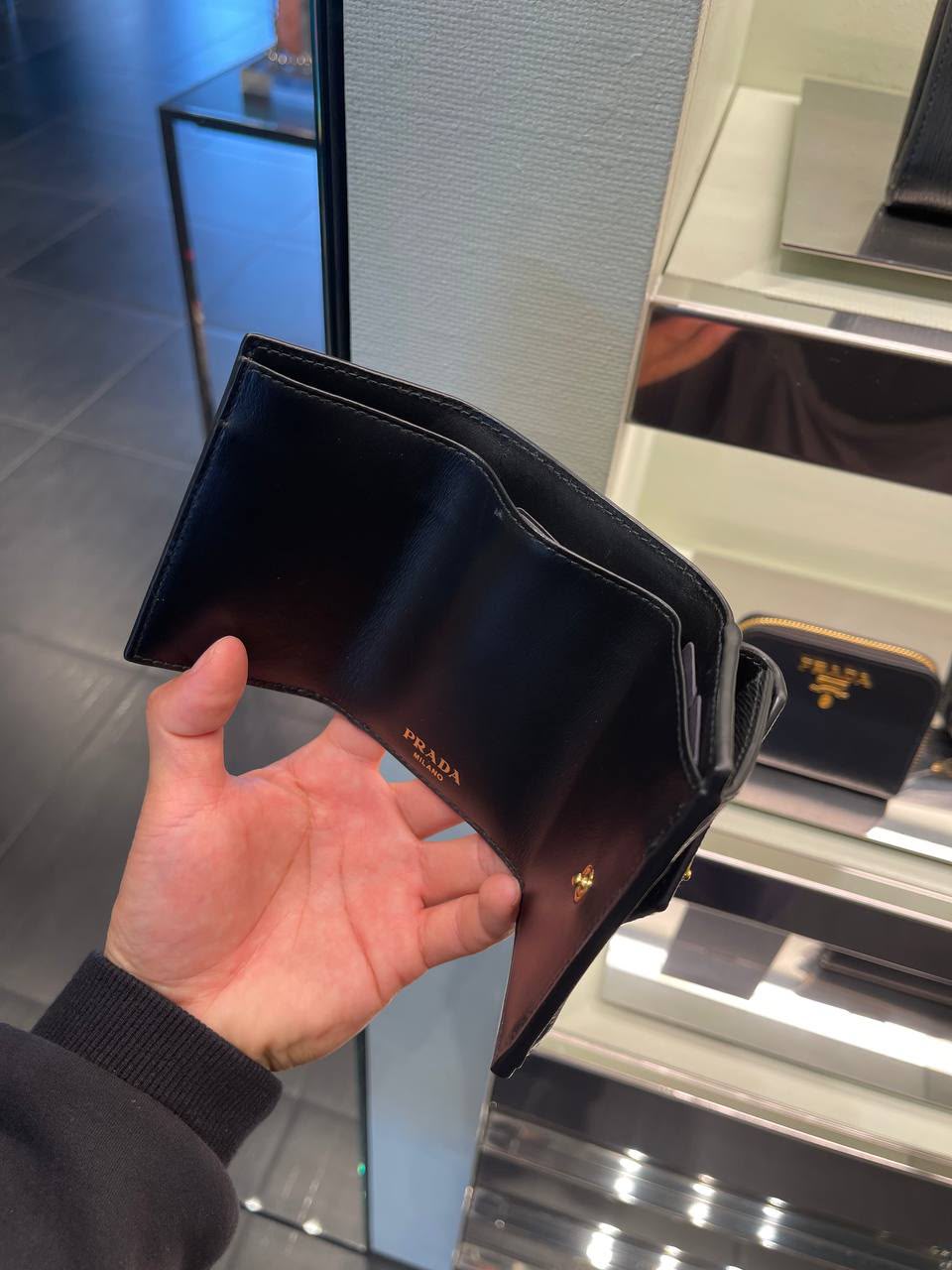 Small Saffiano Leather Wallet