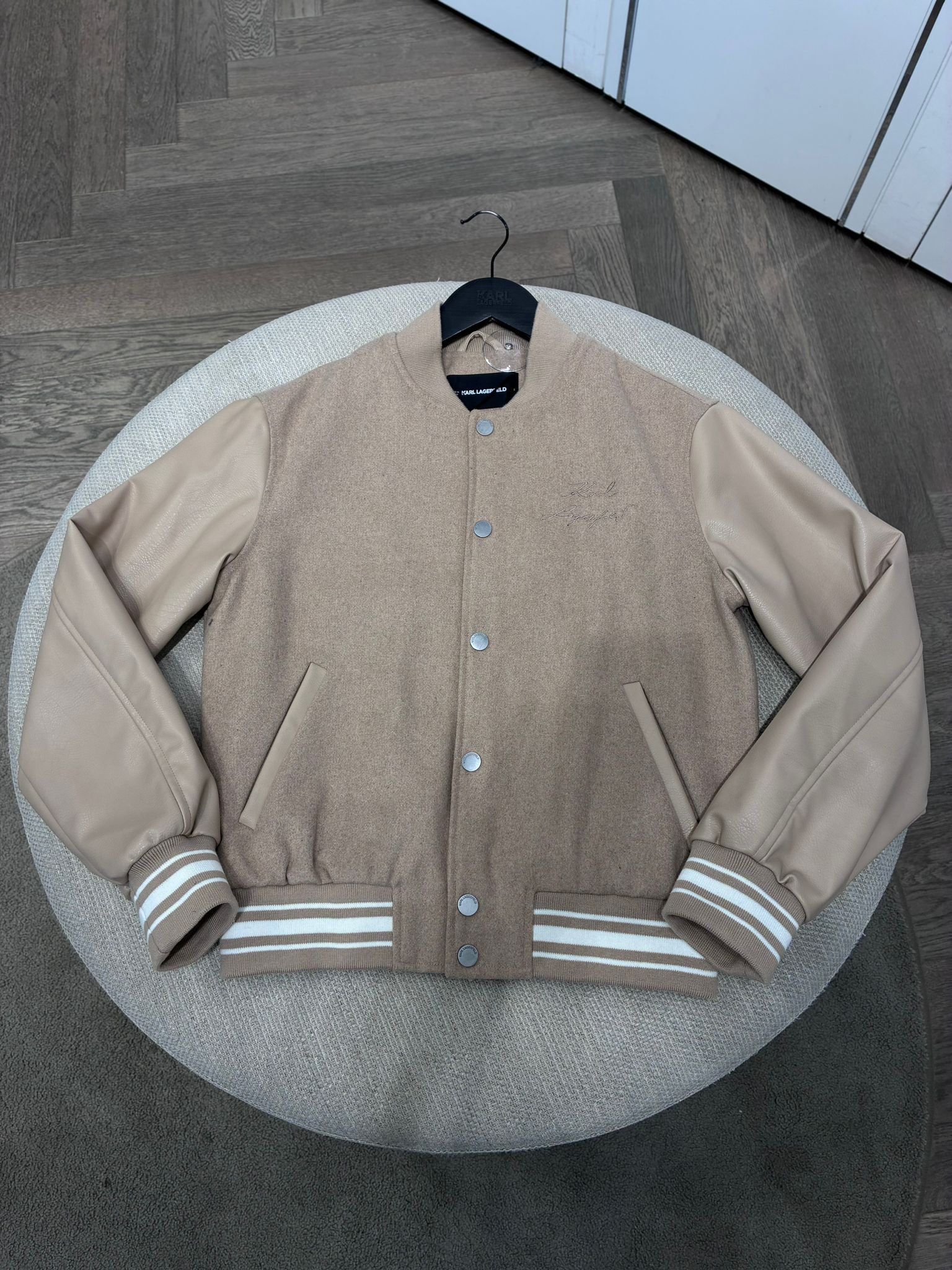 Wool Blend Varsity Jacket