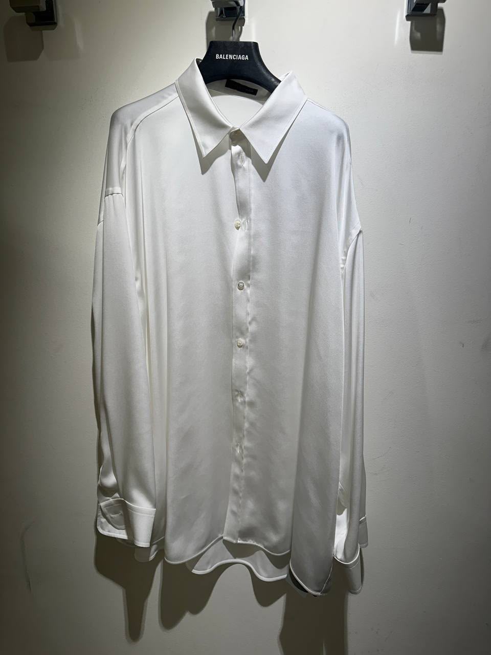 Rhinestone Logo Oversized Shirt