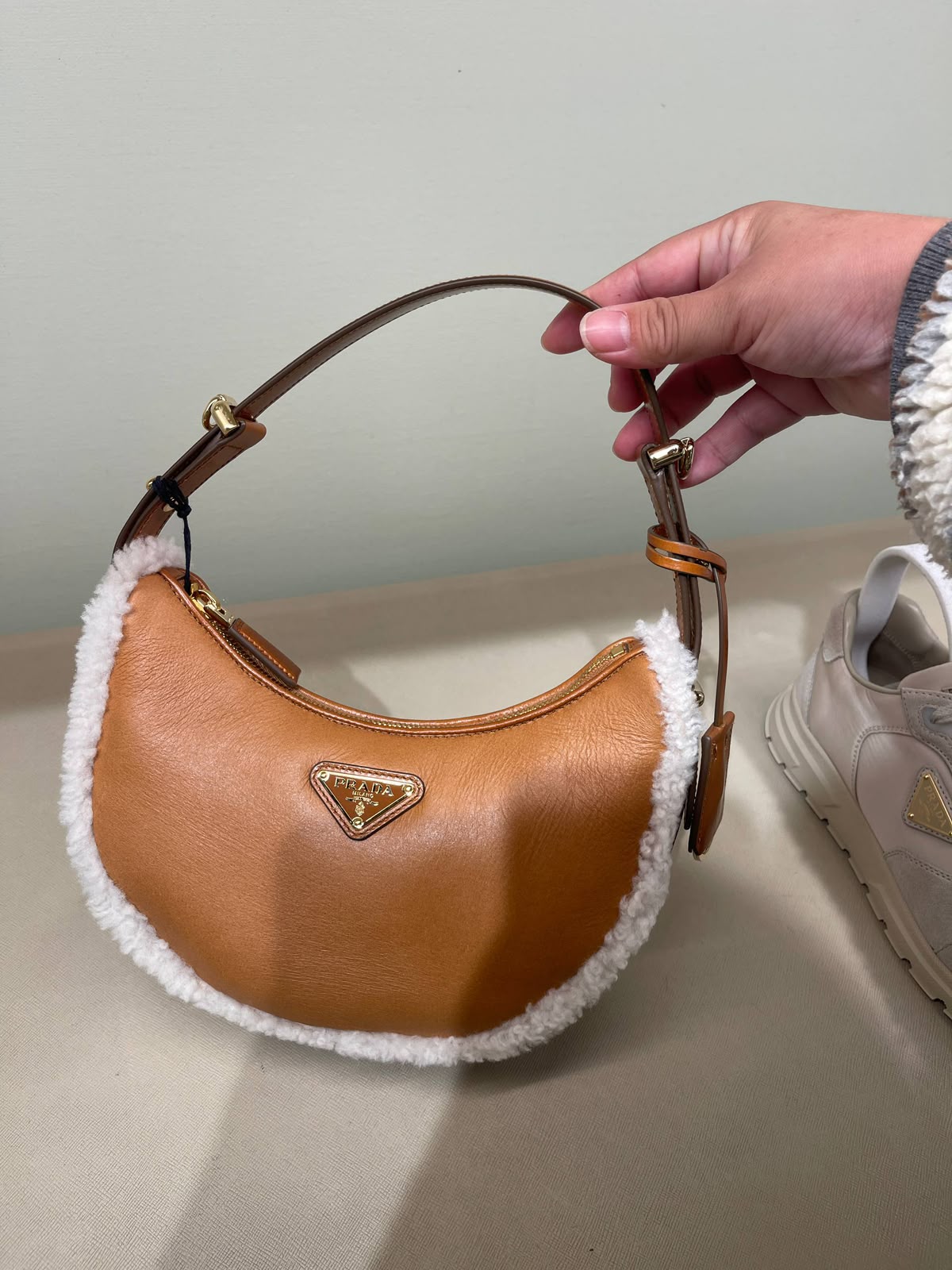 Moon Padded Nappa Leather Bag