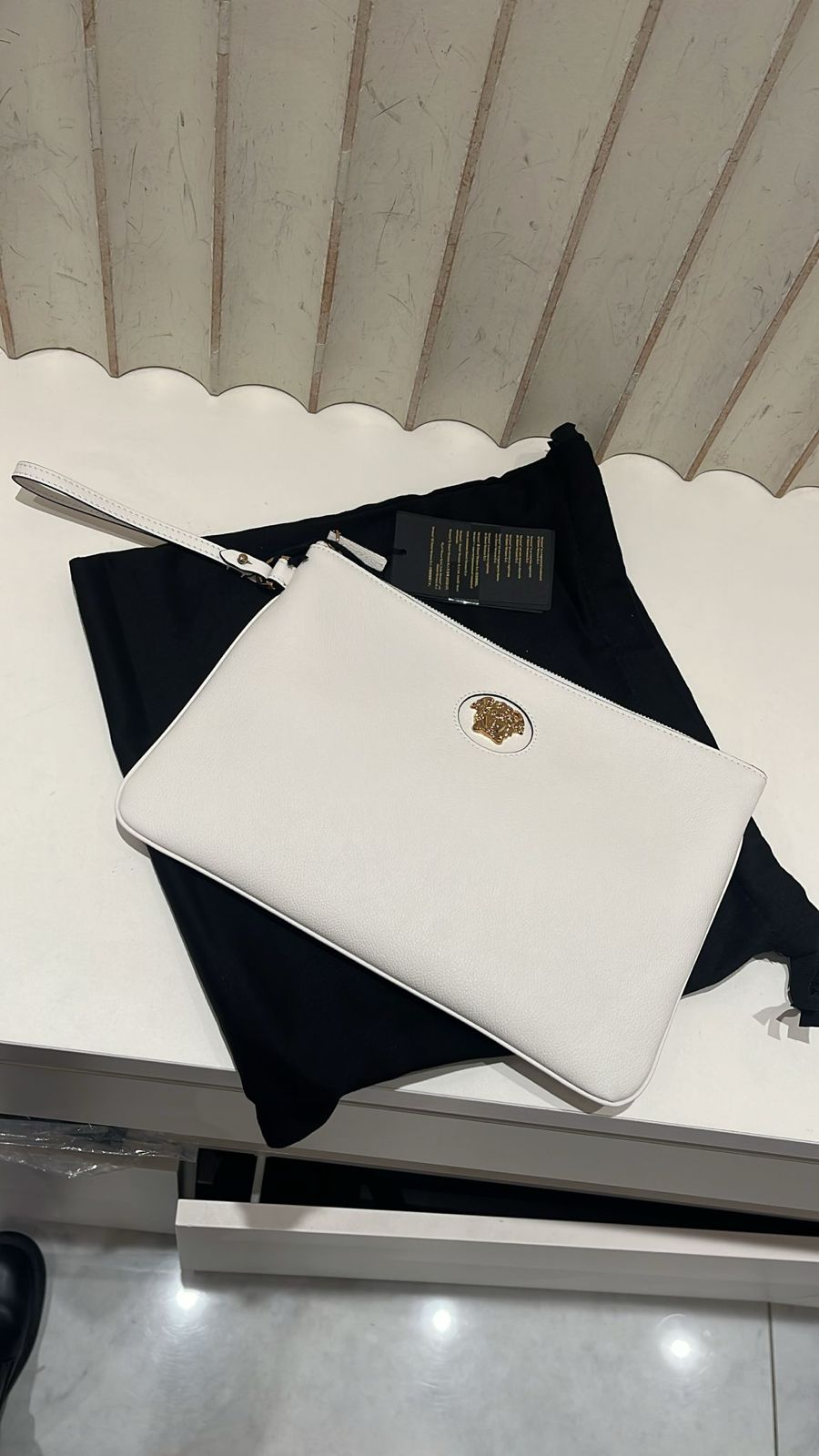 Quilted Leather Pouch