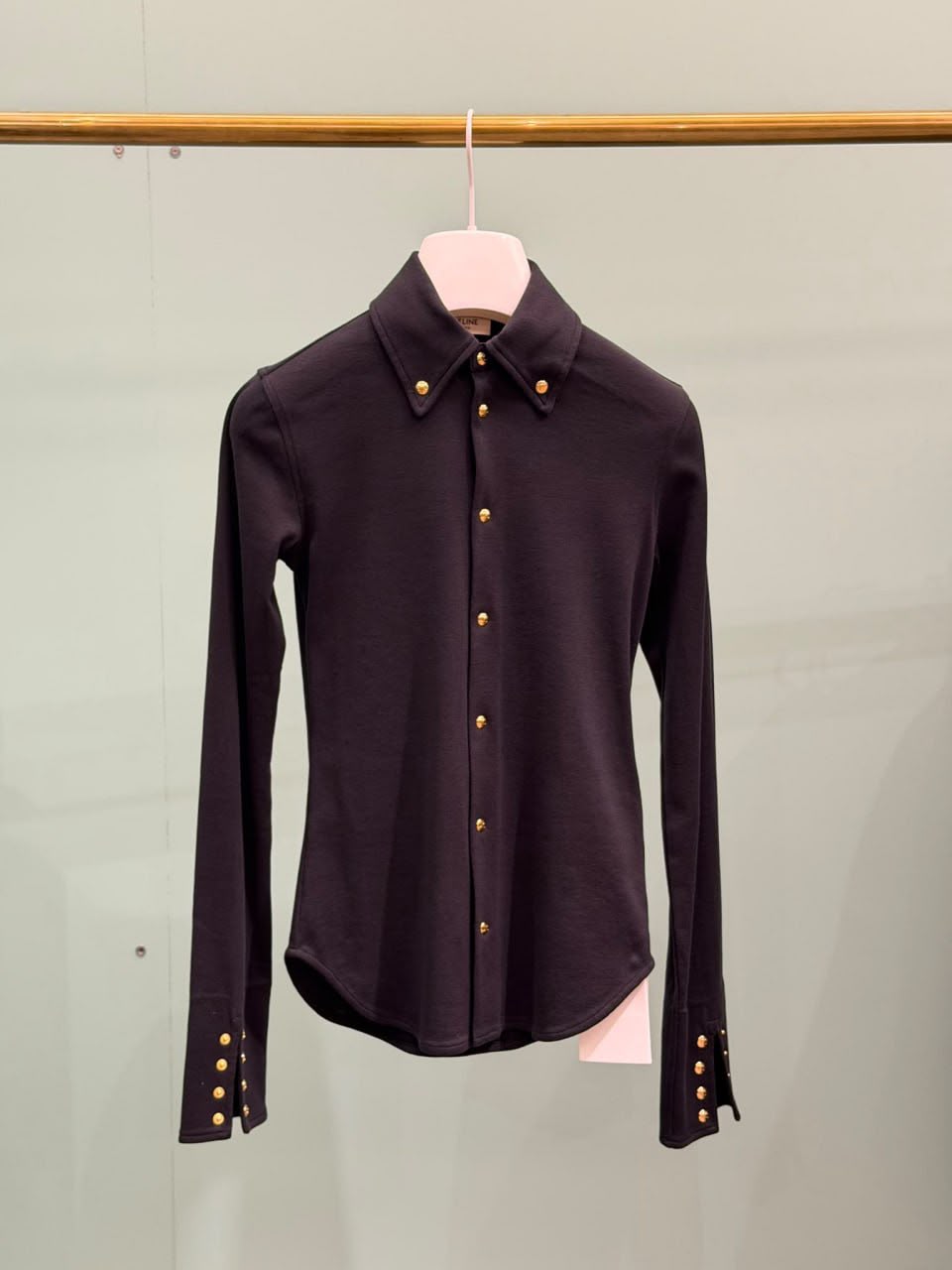 Western Shirt in Cotton Piqué