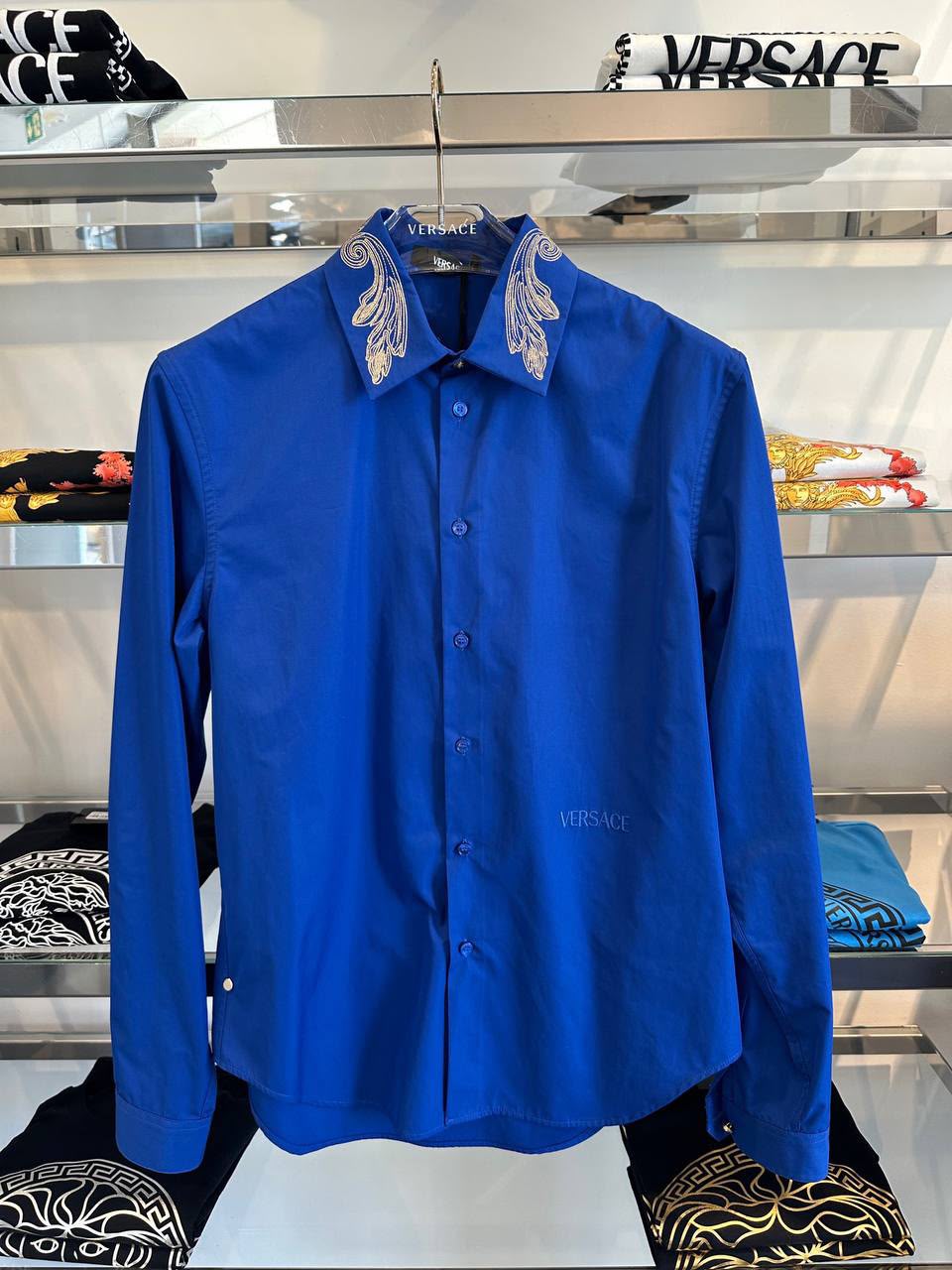 Barocco Collar Poplin Shirt