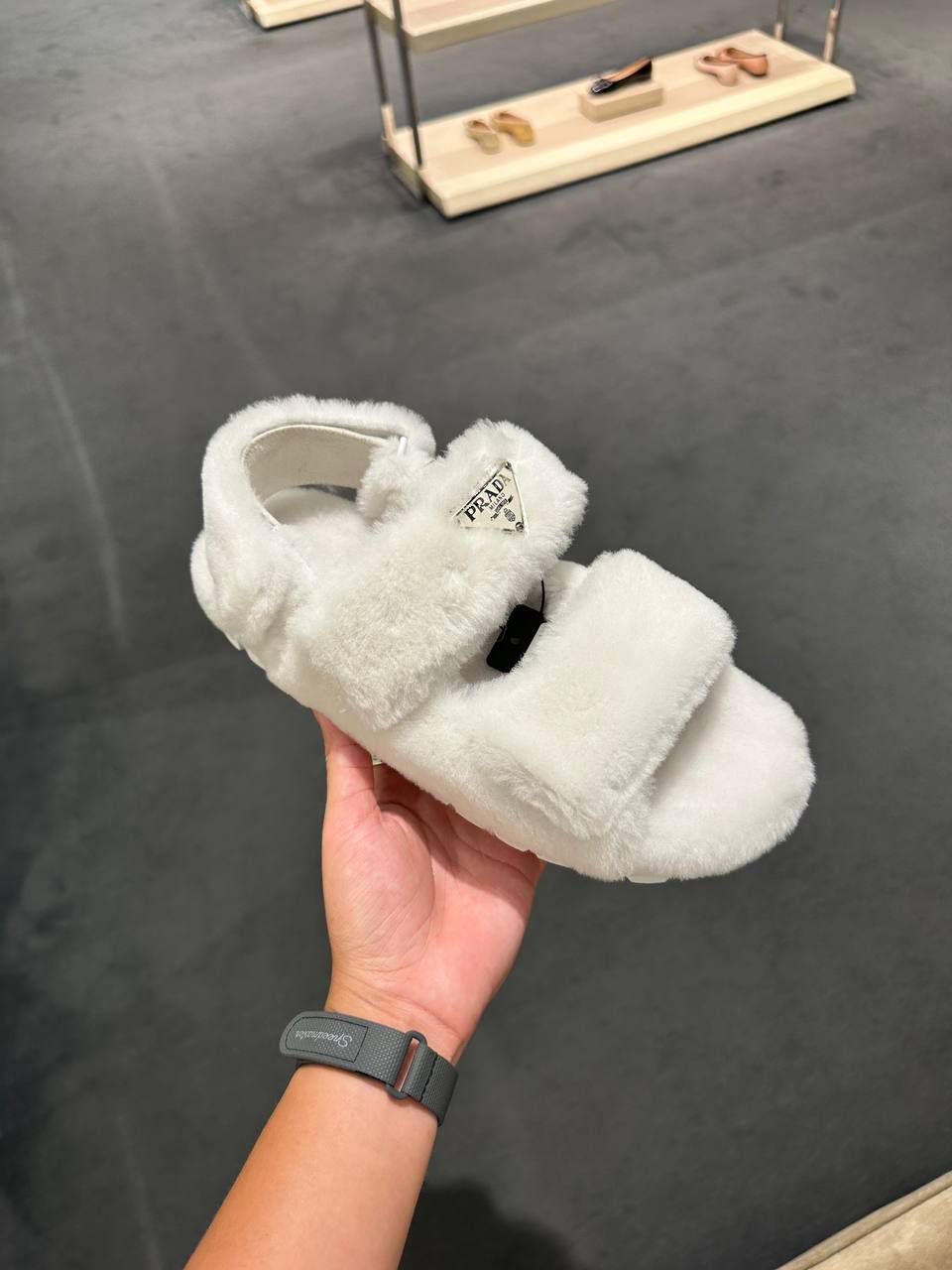 Shearling Sandals