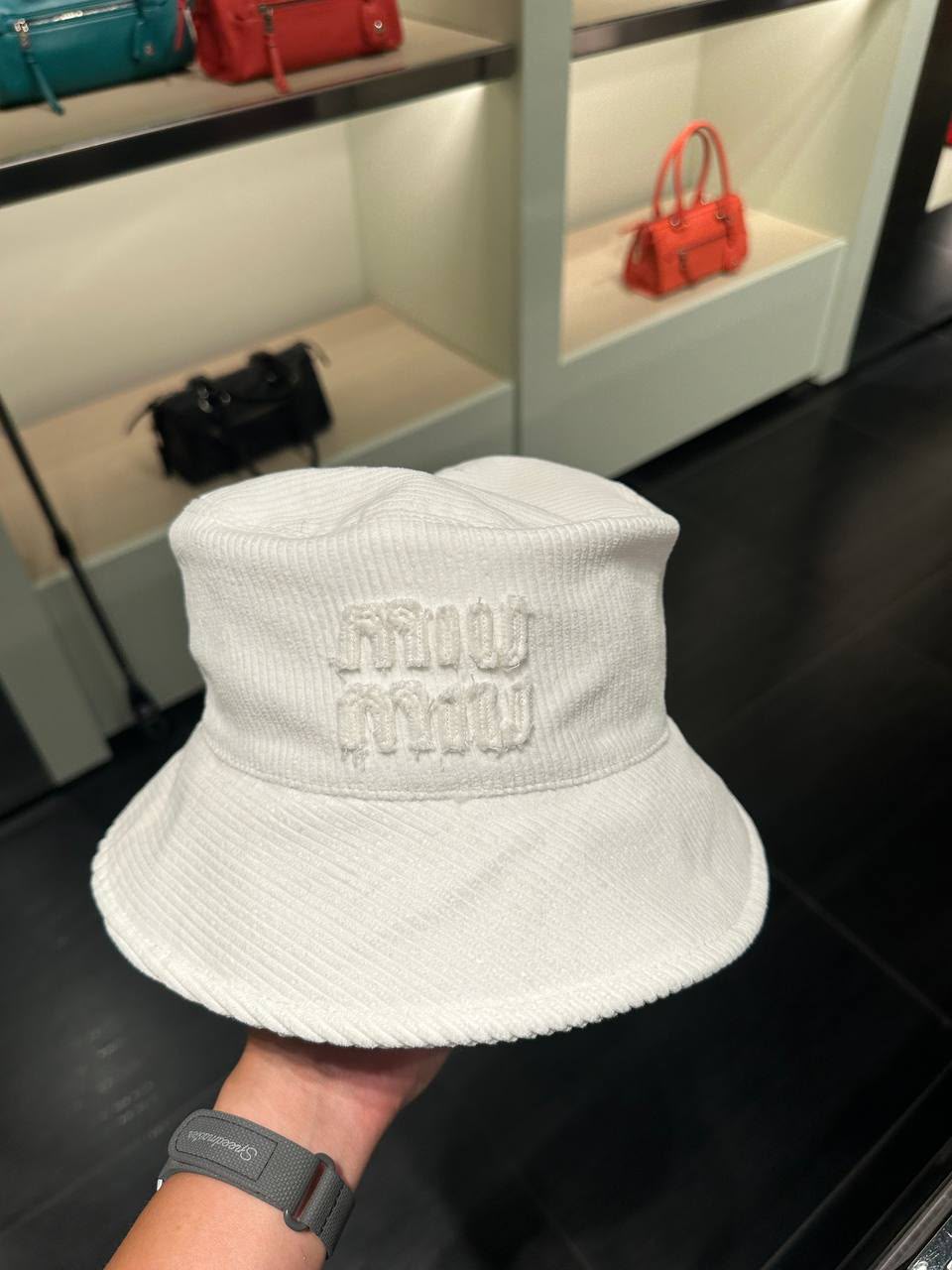 Corduroy bucket hat