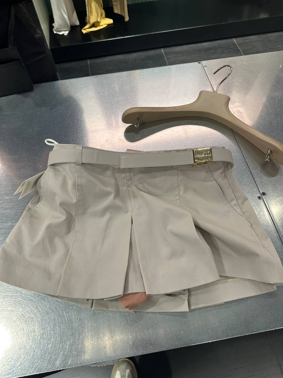 Gabardine skort