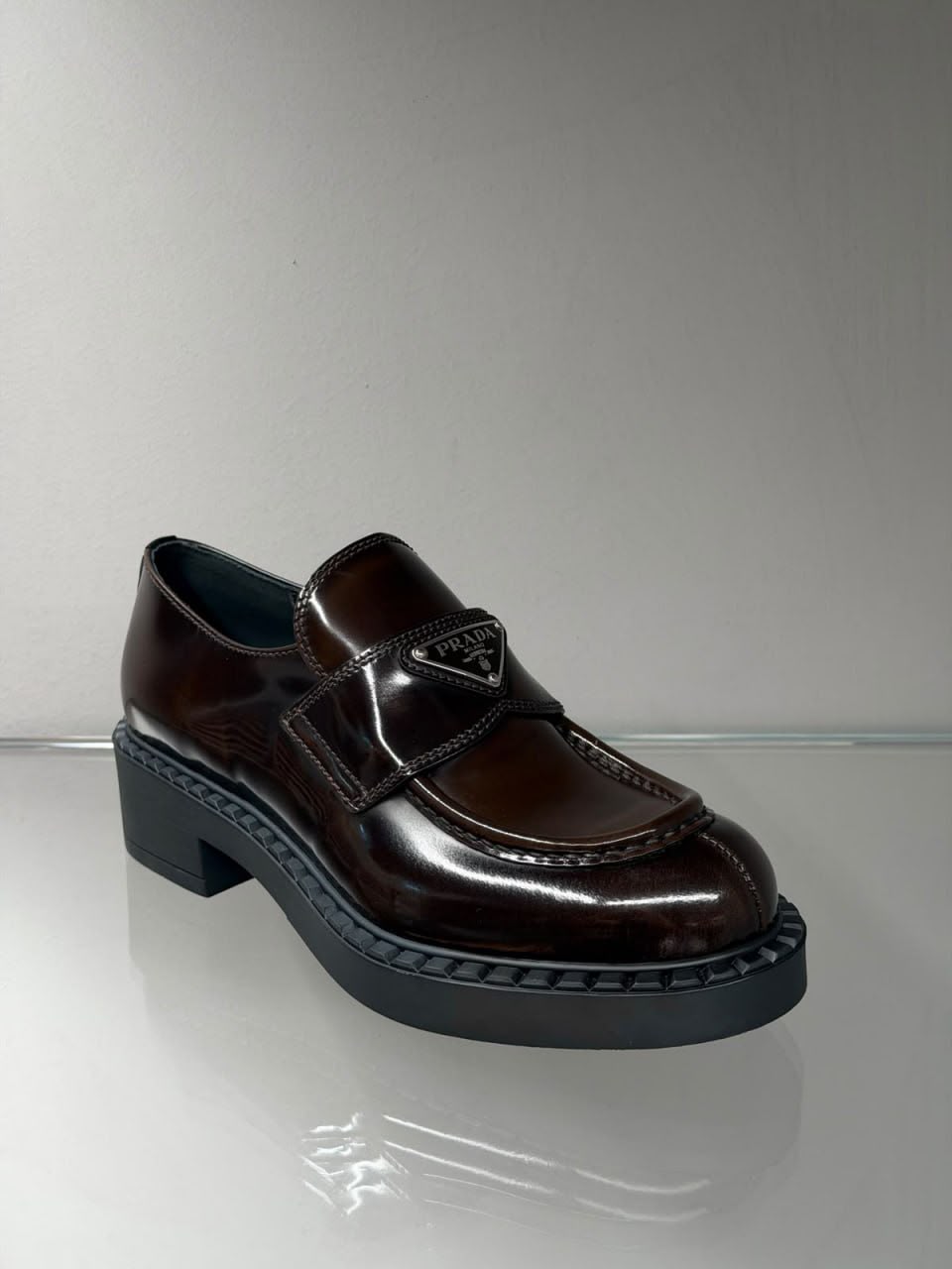 Brushed Leather Loafers