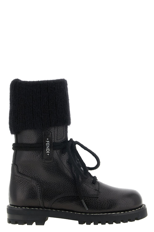 ' Commando' ankle boots