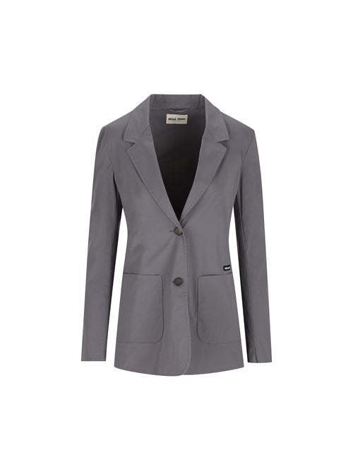 Giacca in popeline stretch washed