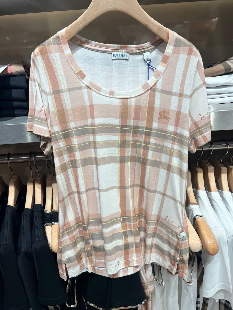 Check Print T-Shirt