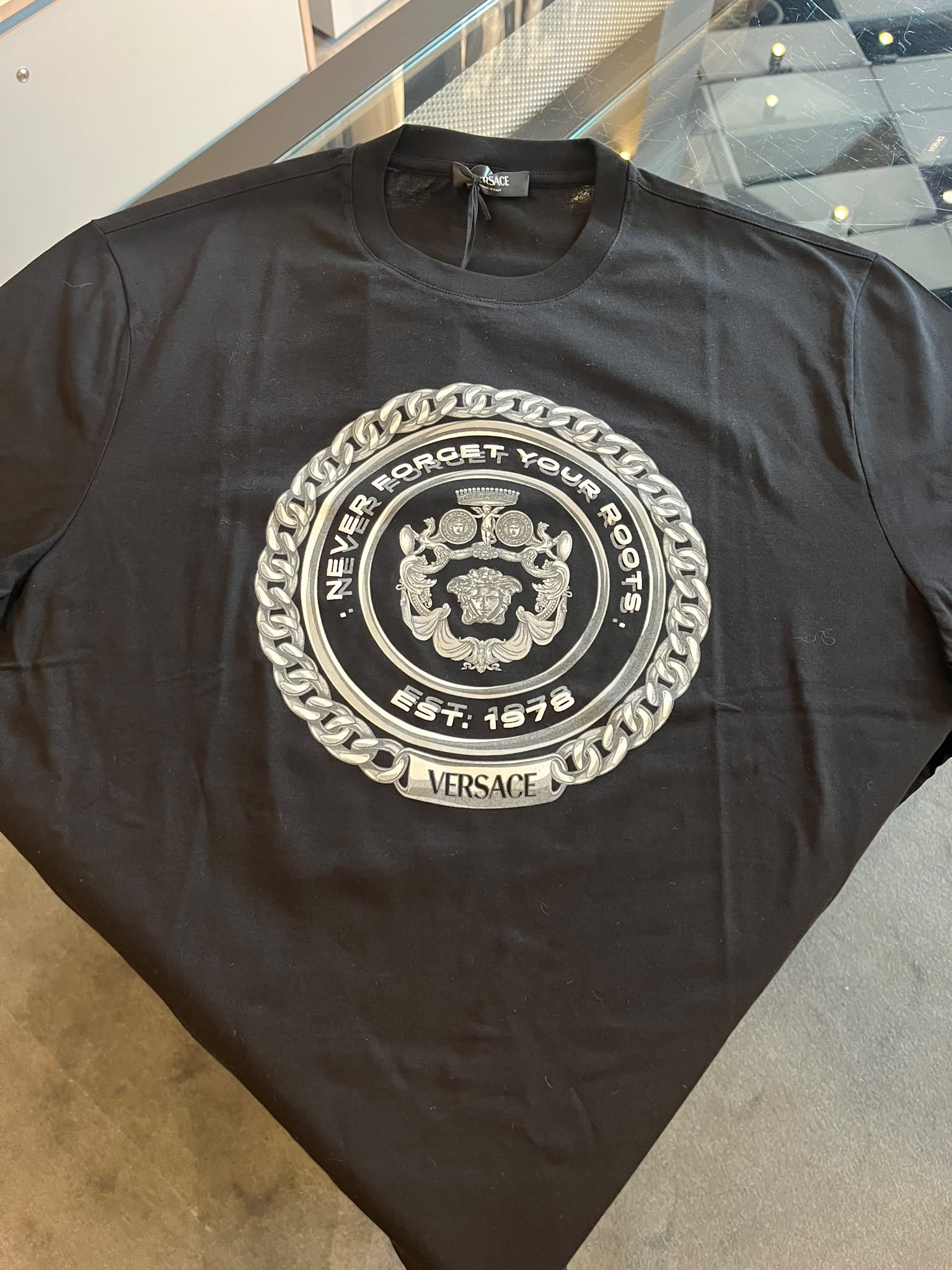 'Never Forget Your Roots' Medusa T-Shirt