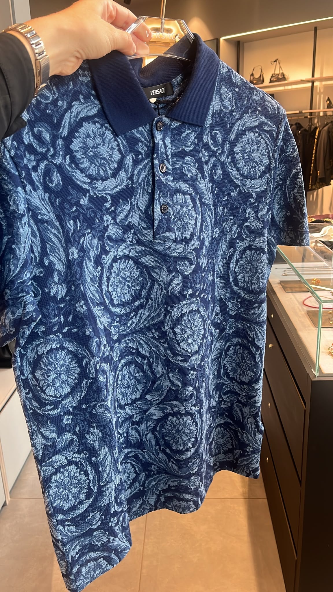 Barocco Jacquard Polo Shirt