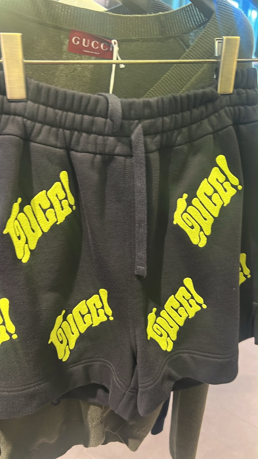 Logo Print Cotton Jersey Shorts