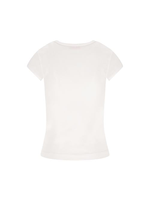 T-Shirt realizzata in cotone ed elastan