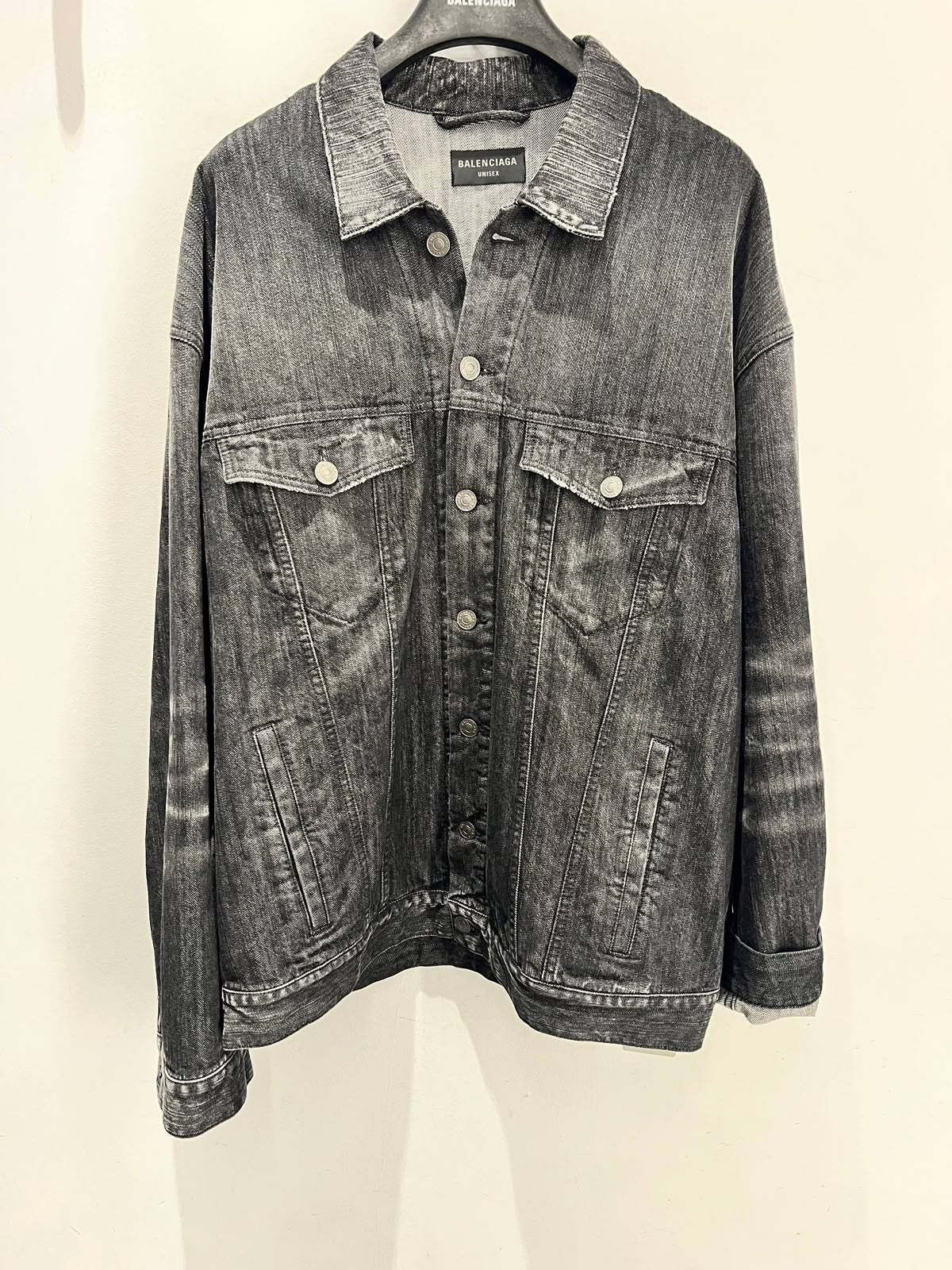 Crown Rhinestone Denim Jacket