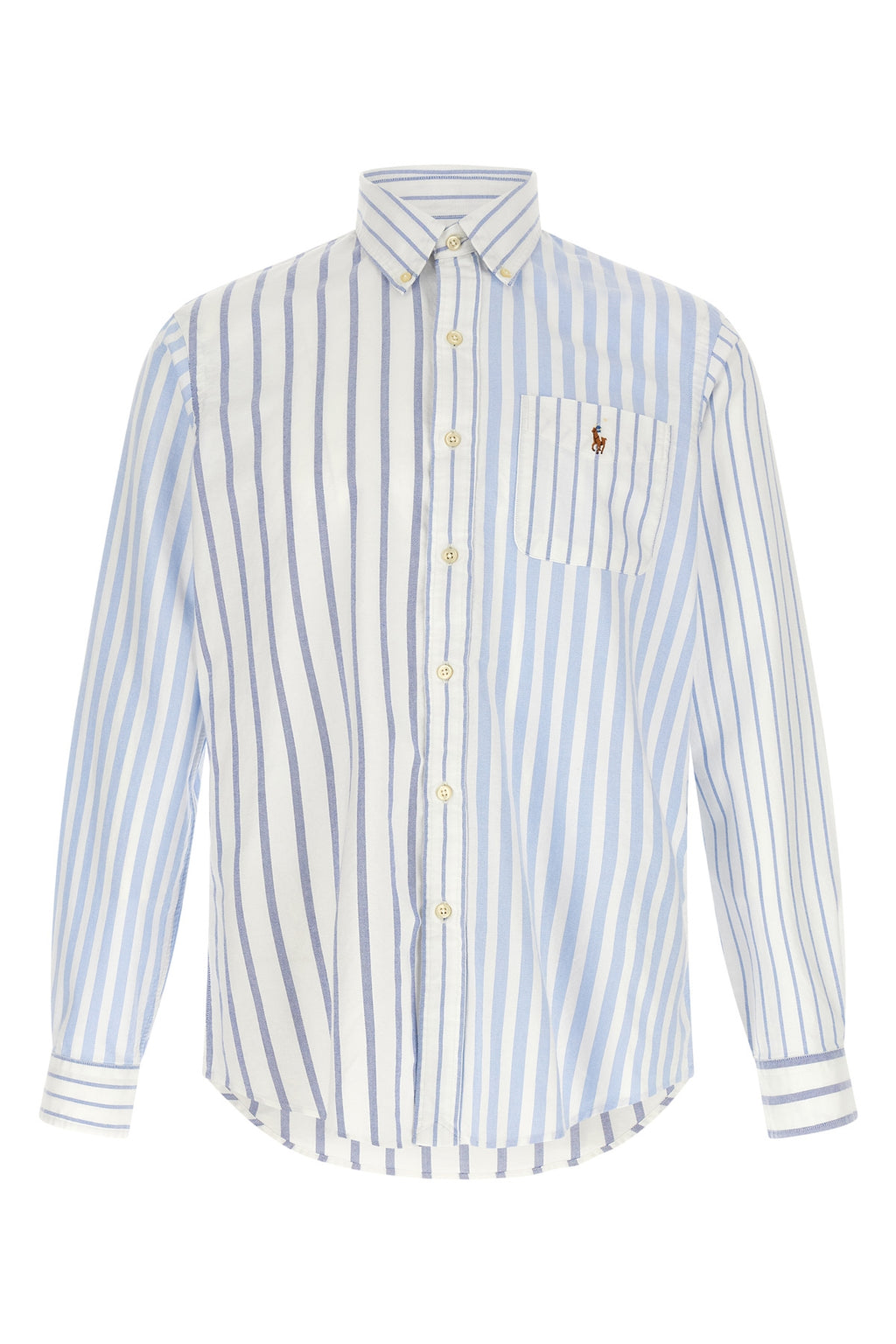 Oxford patchwork shirt