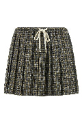 Tartan pleated skirt