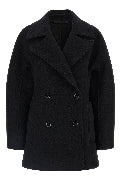 'Rounded Peacoat' coat