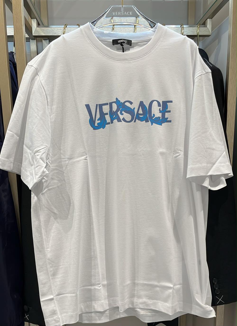 Logo T-Shirt with Barocco Print