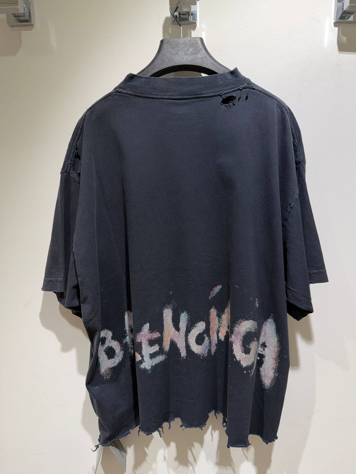 Spray Paint Logo Distressed T-Shirt