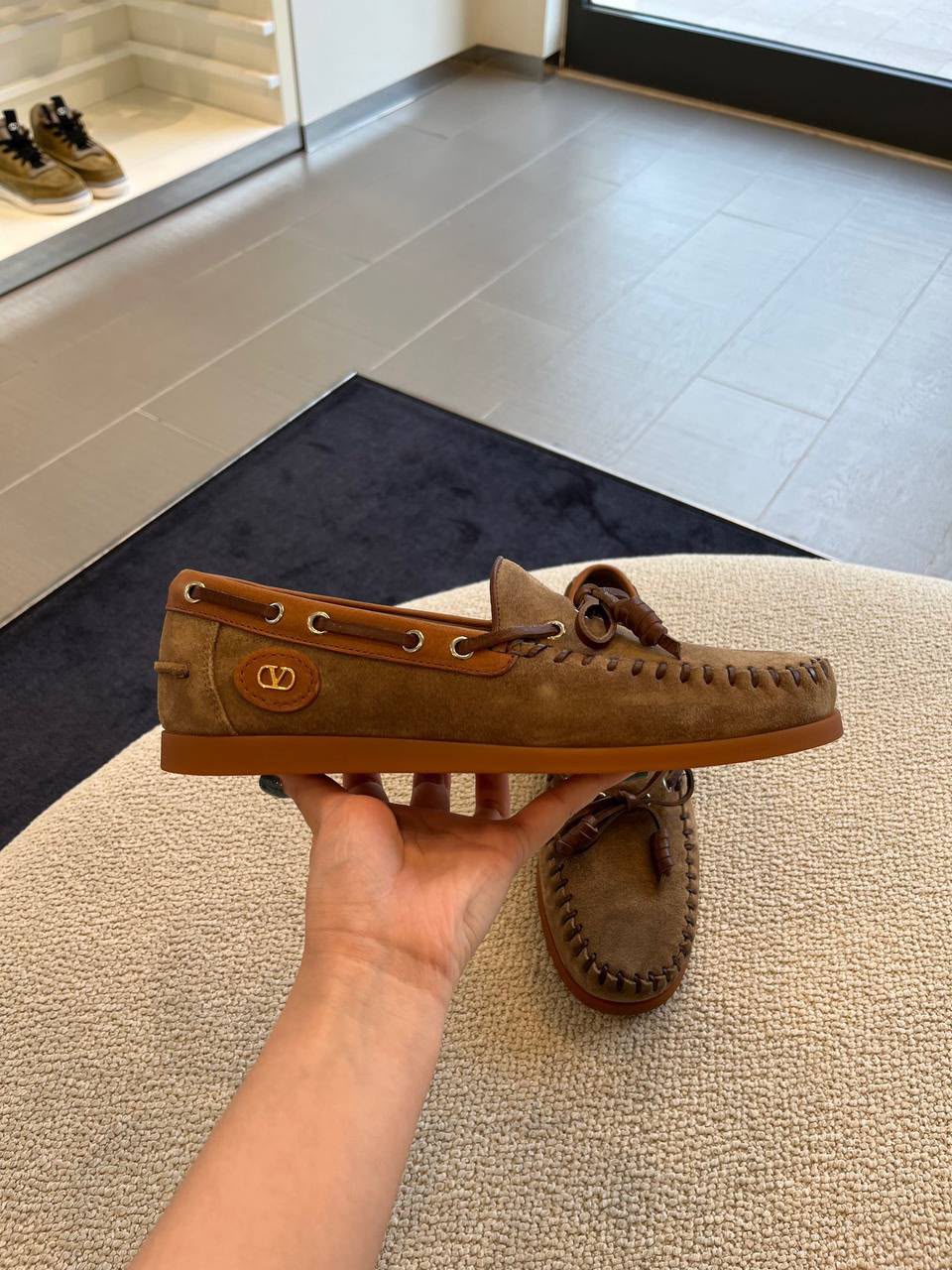Garavani Suede Moccasin