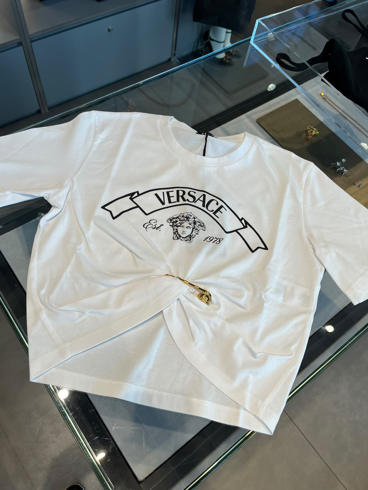 Medusa Safety Pin T-Shirt