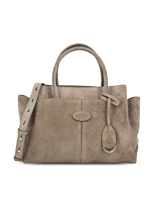 Borsa realizzata in pelle scamosciata