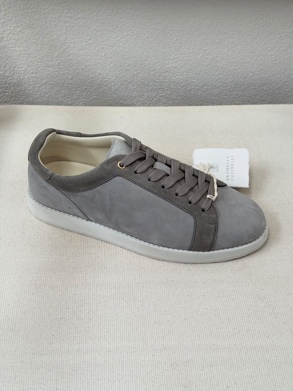 Suede and Nubuck Low-Top Sneakers