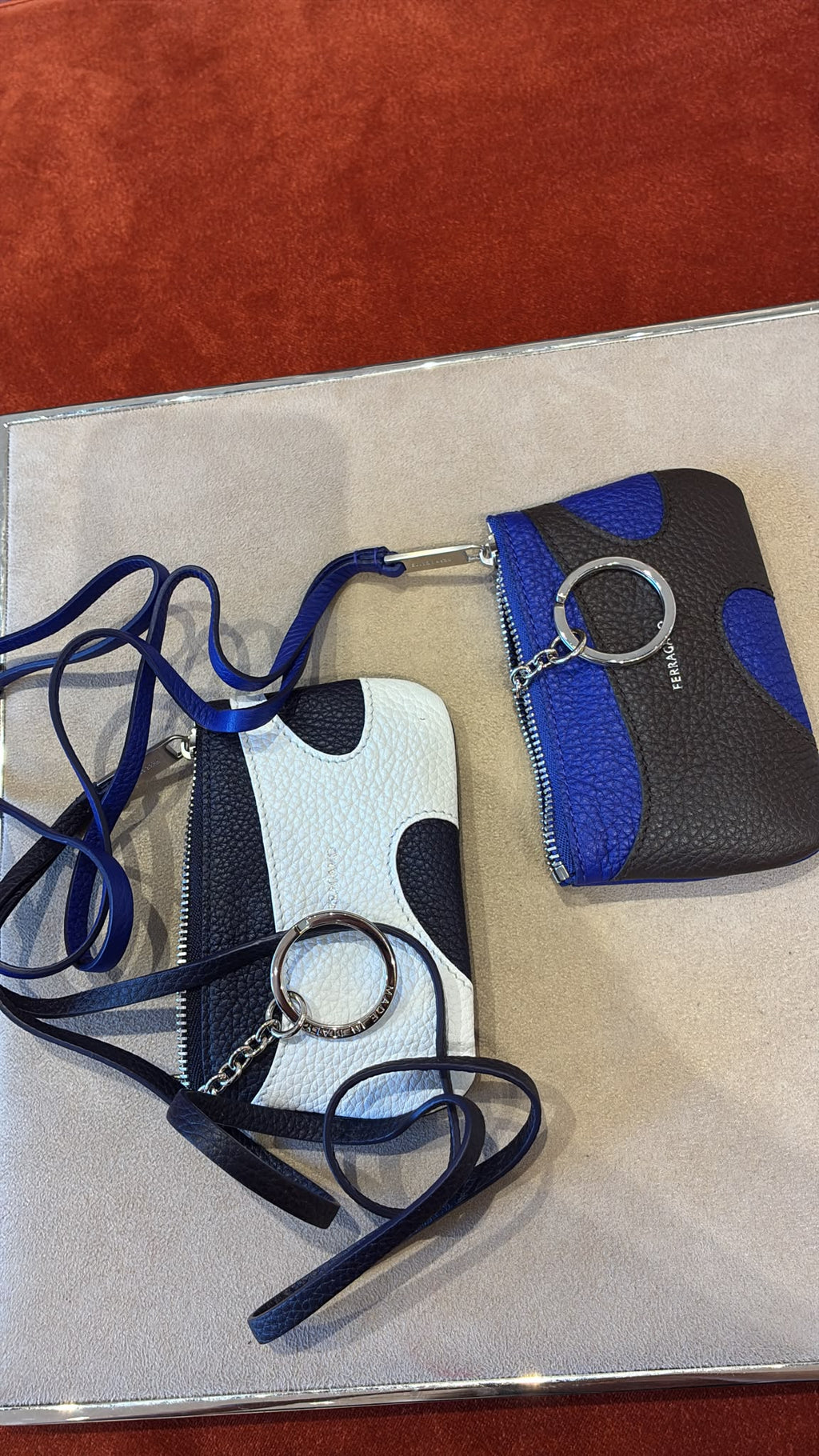 Ferragamo Leather Lanyard Pouch