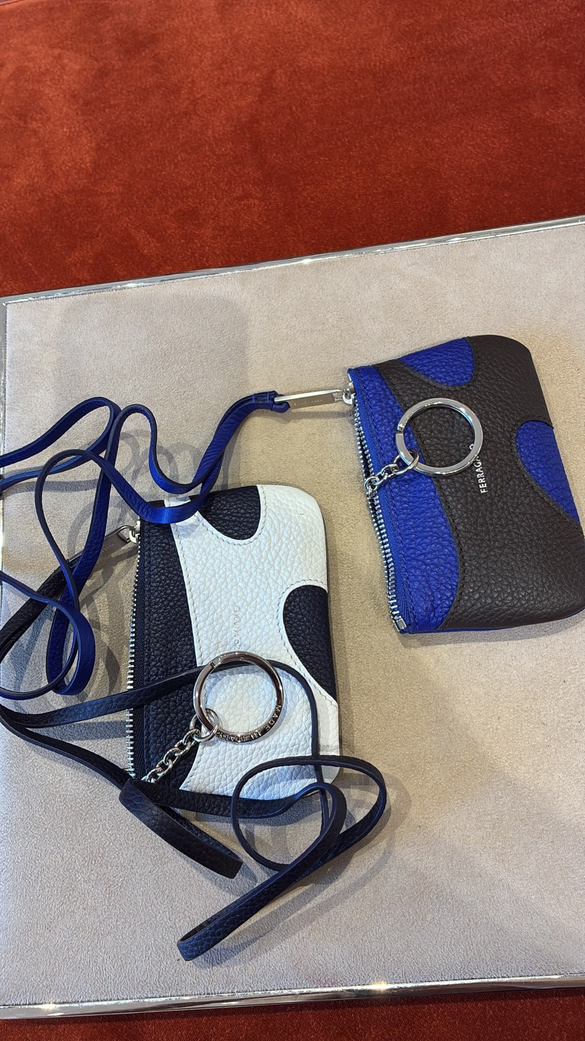 Ferragamo Leather Lanyard Pouch