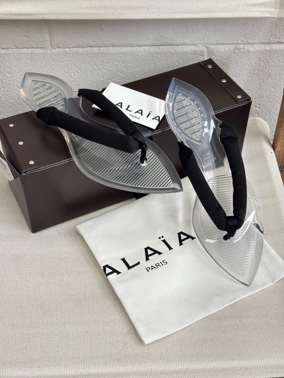 Transparent Thong Sandals