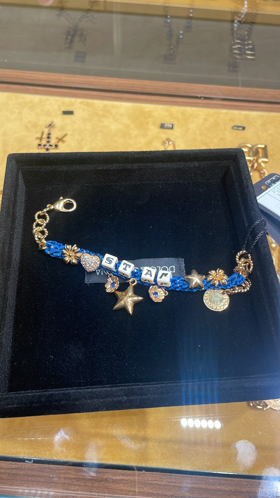 Charm Bracelet with Letter Beads