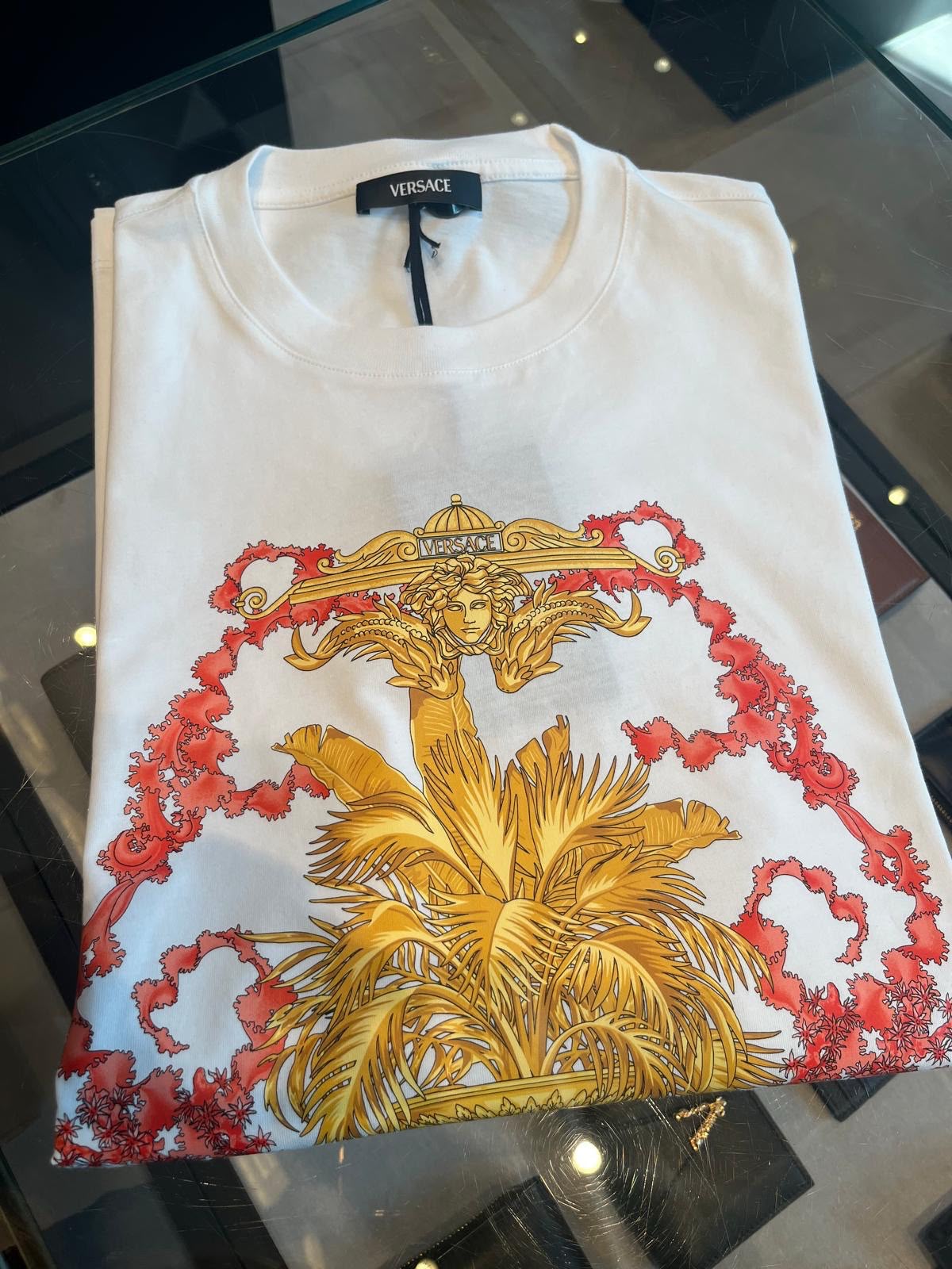 Medusa Tropical Print T-Shirt