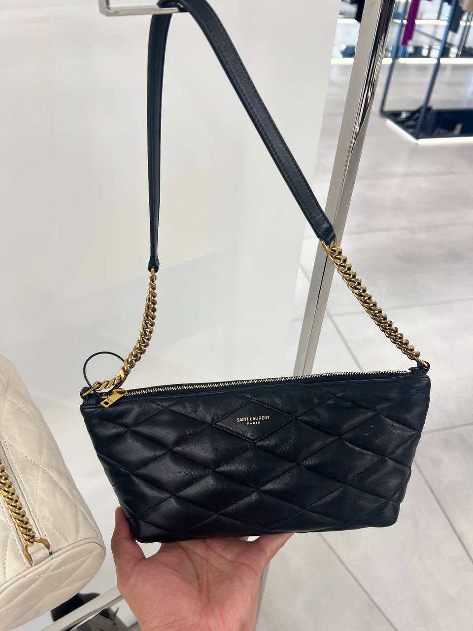 Gaby Small Pouch in Quilted Lambskin