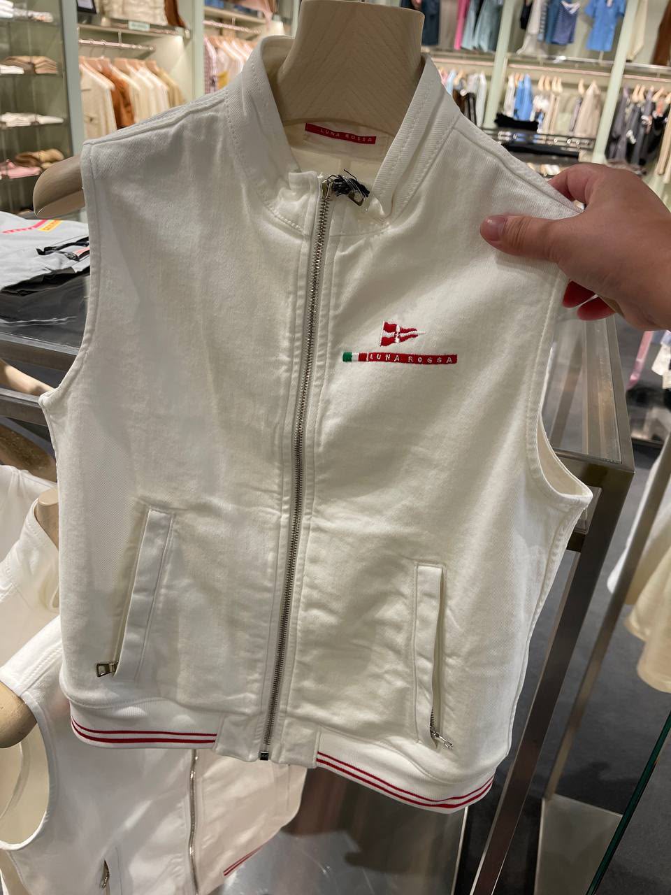 Luna Rossa Pirelli Zip-Up Vest