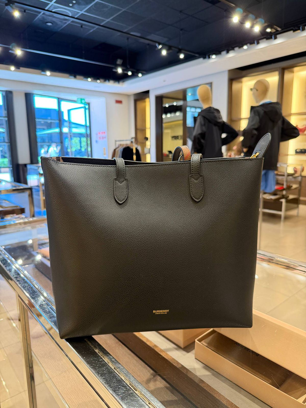 Reversible Leather Tote Bag