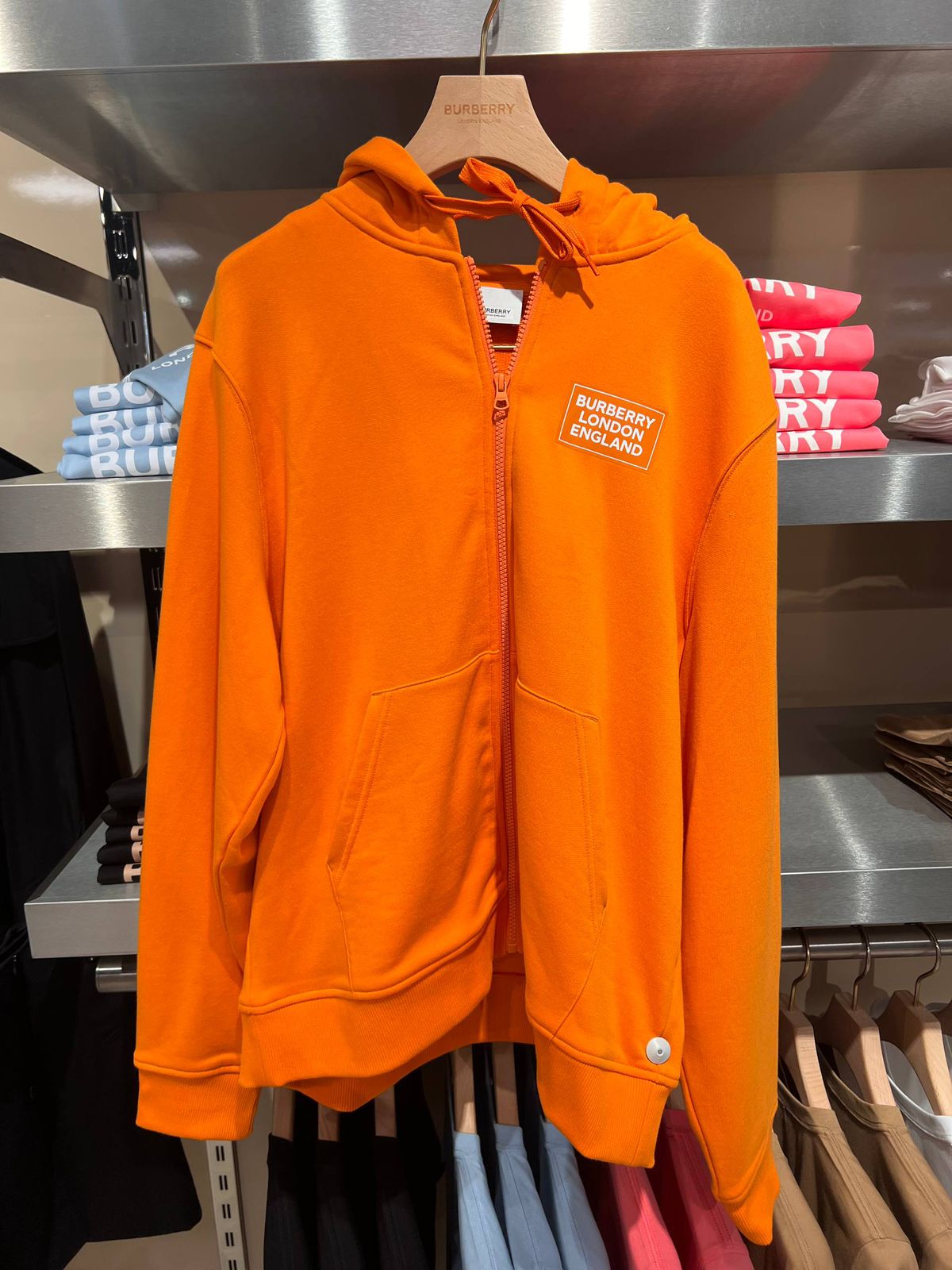 Logo Appliqué Cotton Zip-up Hoodie