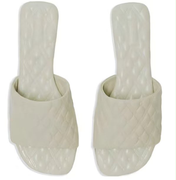 Quilted Slide Sandals