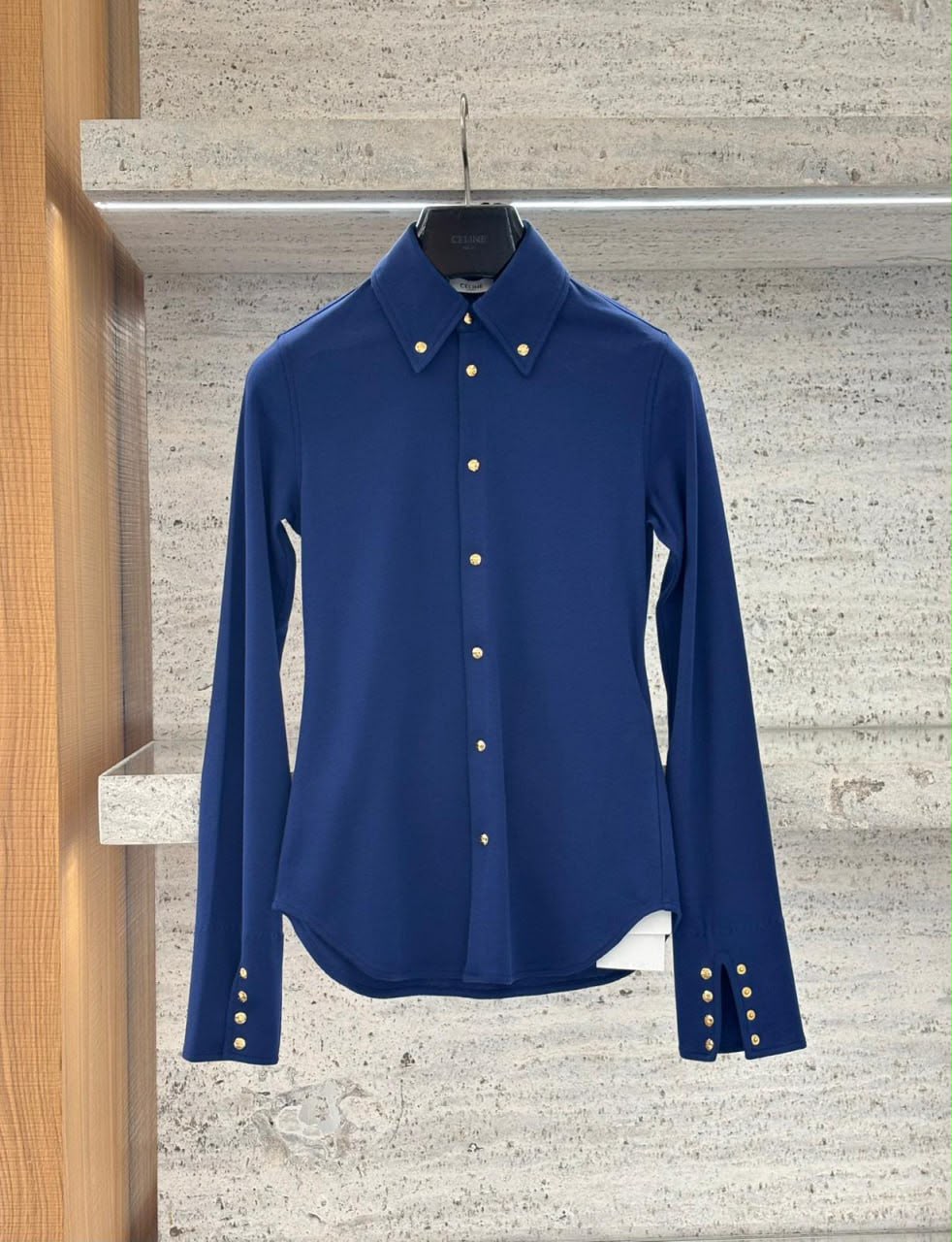 Western Shirt in Technical Jersey